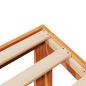 Preview: Massivholzbett ohne Matratze Wachsbraun 90x200 Kiefernholz