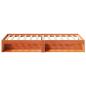 Preview: Tagesbett ohne Matratze Wachsbraun 90x200 cm Massivholz Kiefer