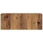 Preview: 7-tlg. TV-Schrank-Set Wandmontage Altholz-Optik Holzwerkstoff