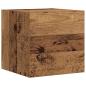 Preview: 7-tlg. TV-Schrank-Set Wandmontage Altholz-Optik Holzwerkstoff