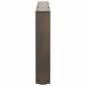 Preview: Esstisch Beine V-Form 2 Stück Naturstahl 60x(30-31,3) cm Stahl