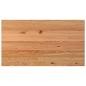 Preview: Esstisch Hellbraun 180x90x74 cm Massivholz Eiche Rechteckig