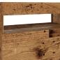 Preview: TV-Schrank mit LED-Leuchten Altholz-Optik 60x35x40 cm