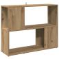 Preview: Bücherregal/Raumteiler Artisan-Eiche 80x24x63 cm