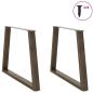 Preview: Esstisch Hellbraun 180x100x74 cm Massivholz Eiche Rechteckig