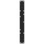 Preview: Esstisch Beine V-Form 2 Stück Schwarz 70x(42-43,3) cm Stahl