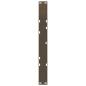 Preview: ARDEBO.de - Esstisch Beine V-Form 2 Stück Naturstahl 60x(30-31,3) cm Stahl