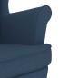 Preview: Schaukelsessel Blau 74x90x102 cm Stoff