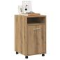 Preview: Schrank mit Rollen Artisan-Eiche 33x38x60 cm Holzwerkstoff
