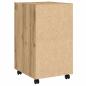 Preview: Schrank mit Rollen Artisan-Eiche 33x38x60 cm Holzwerkstoff