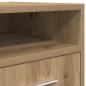 Preview: Schrank mit Rollen Artisan-Eiche 33x38x60 cm Holzwerkstoff
