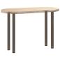 Preview: Couchtischbeine 4 Stk. Naturstahl 72-74 cm Stahl