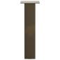 Preview: Couchtischbeine 4 Stk. Naturstahl 42 cm Stahl