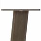 Preview: Couchtischbeine 4 Stk. Naturstahl 42 cm Stahl