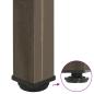 Preview: Couchtischbeine 4 Stk. Naturstahl 72-74 cm Stahl
