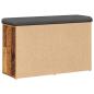 Preview: Schuhbank Altholz-Optik 82x32x50 cm Holzwerkstoff