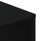 Preview: Bücherregal Schwarz 34x31x112 cm Holzwerkstoff