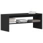 Preview: ARDEBO.de - TV-Schrank Schwarz 100x40x40 cm Holzwerkstoff