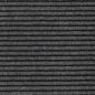 Preview: Fußmatte Streifen Schwarz und Grau 115x200 cm