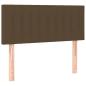 Preview: Boxspringbett mit Matratze Dunkelbraun 120x190 cm Stoff