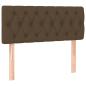 Preview: Boxspringbett mit Matratze Dunkelbraun 120x190 cm Stoff