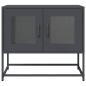 Preview: TV-Schrank Anthrazit 68x39x60,5 cm Kaltgewalzter Stahl