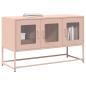 Preview: ARDEBO.de - TV-Schrank Rosa 100,5x39x60,5 cm Kaltgewalzter Stahl