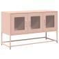 Preview: TV-Schrank Rosa 100,5x39x60,5 cm Kaltgewalzter Stahl