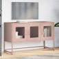 Preview: TV-Schrank Rosa 100,5x39x60,5 cm Kaltgewalzter Stahl