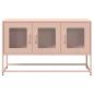 Preview: TV-Schrank Rosa 100,5x39x60,5 cm Kaltgewalzter Stahl