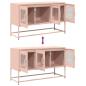 Preview: TV-Schrank Rosa 100,5x39x60,5 cm Kaltgewalzter Stahl