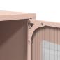 Preview: TV-Schrank Rosa 100,5x39x60,5 cm Kaltgewalzter Stahl