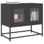 Preview: ARDEBO.de - TV-Schrank Schwarz 68x39x60,5 cm Kaltgewalzter Stahl