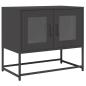 Preview: TV-Schrank Schwarz 68x39x60,5 cm Kaltgewalzter Stahl