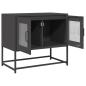 Preview: TV-Schrank Schwarz 68x39x60,5 cm Kaltgewalzter Stahl