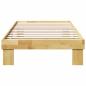 Preview: Massivholzbett ohne Matratze 100x200 cm Eichenholz