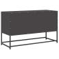 Preview: TV-Schrank Schwarz 100,5x39x60,5 cm Kaltgewalzter Stahl