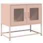 Preview: TV-Schrank Rosa 68x39x60,5 cm Kaltgewalzter Stahl