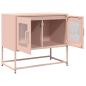 Preview: TV-Schrank Rosa 68x39x60,5 cm Kaltgewalzter Stahl