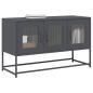 Preview: ARDEBO.de - TV-Schrank Anthrazit 100,5x39x60,5 cm Kaltgewalzter Stahl