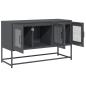 Preview: TV-Schrank Anthrazit 100,5x39x60,5 cm Kaltgewalzter Stahl