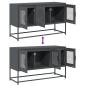 Preview: TV-Schrank Anthrazit 100,5x39x60,5 cm Kaltgewalzter Stahl