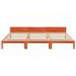 Preview: Familienbett ohne Matratze Wachsbraun 240x200 cm Massivholz