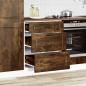 Preview: K?chenunterschrank Porto R?uchereiche Holzwerkstoff