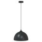 Preview: Pendelleuchten 2 Stk. Höhenverstellbar E27 Schwarz Ø30cm Metall