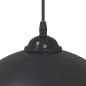 Preview: Pendelleuchten 2 Stk. Höhenverstellbar E27 Schwarz Ø30cm Metall