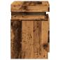 Preview: LED-Nachttisch Altholz-Optik 35x39x55 cm Holzwerkstoff