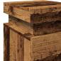 Preview: LED-Nachttisch Altholz-Optik 35x39x55 cm Holzwerkstoff
