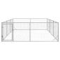 Preview: Outdoor-Hundezwinger mit Tür 3x4x1 m Verzinkter Stahl