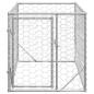 Preview: Outdoor-Hundezwinger mit Tür 2x1x1 m Verzinkter Stahl